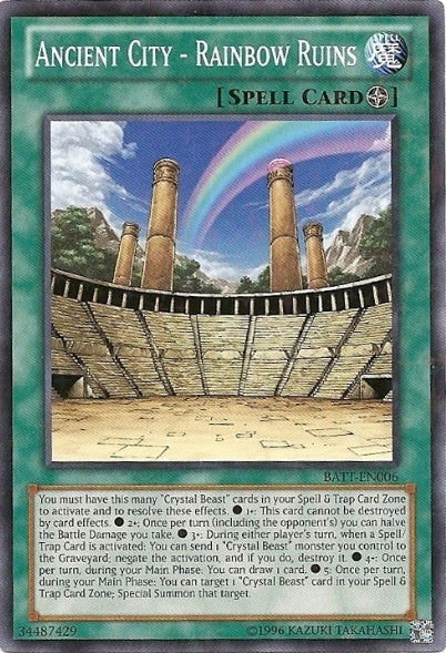 Ancient City - Rainbow Ruins [BATT-EN006] (Promo) Starfoil Rare