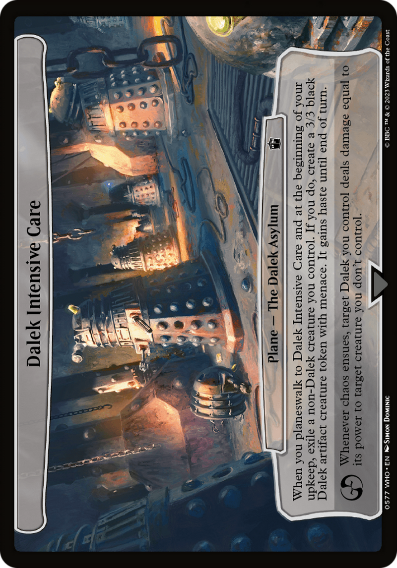 (Oversized Plane) Dalek Intensive Care [Doctor Who Planes]