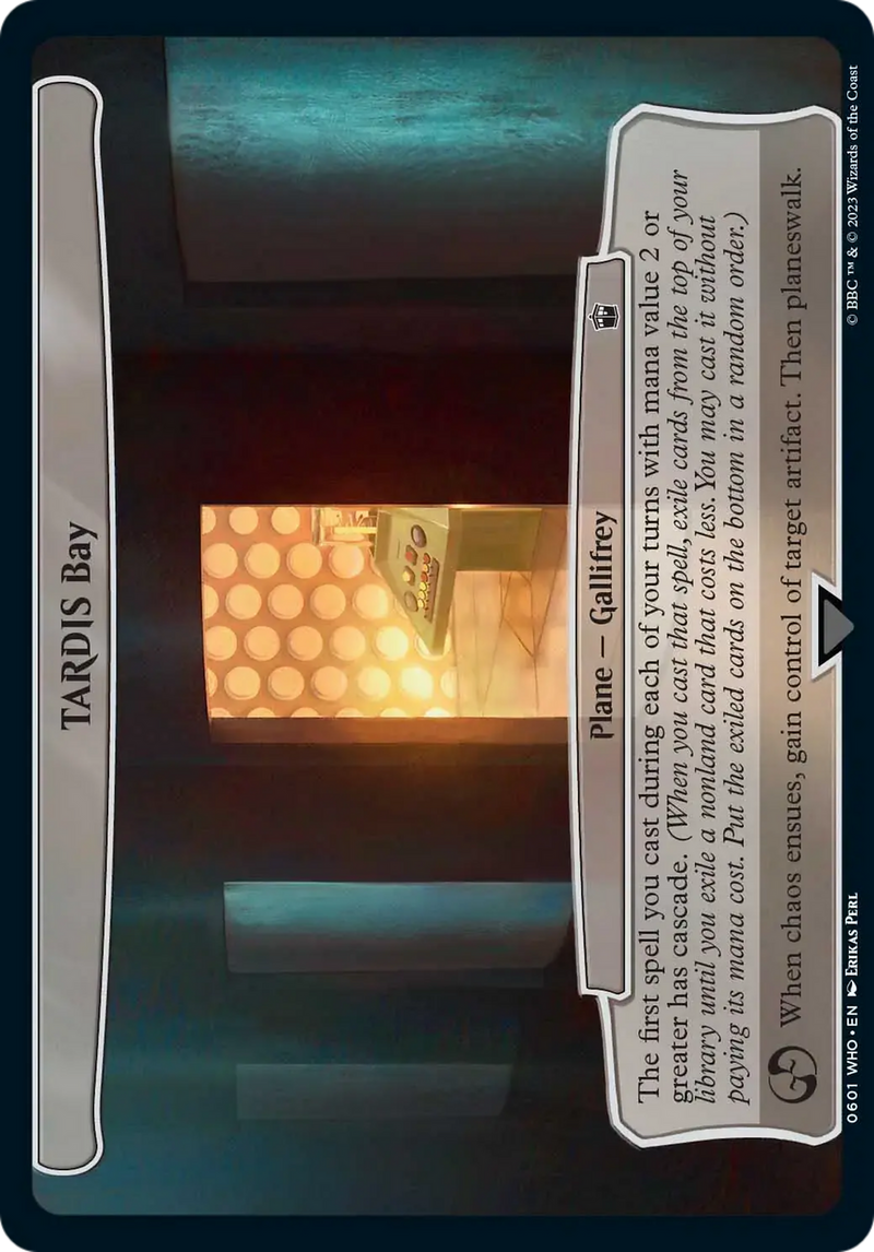 (Oversized Plane) TARDIS Bay [Doctor Who Planes]