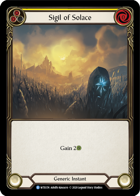 Sigil of Solace (Yellow) [U-WTR174] (Welcome to Rathe Unlimited) Unlimited Normal