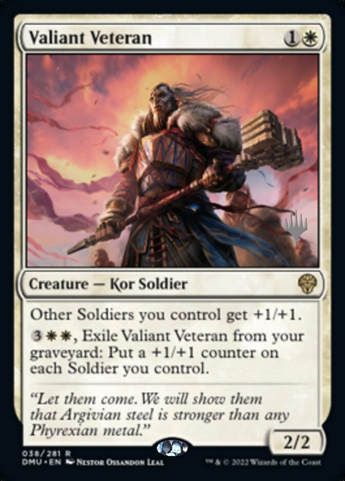 Valiant Veteran (Promo Pack) [Dominaria United Promo Pack]