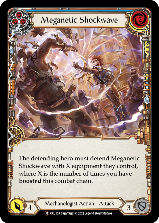 Meganetic Shockwave [U-CRU103] (Crucible of War Unlimited) Unlimited Normal
