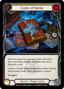 Codex of Inertia [OUT161] (Outsiders) Rainbow Foil