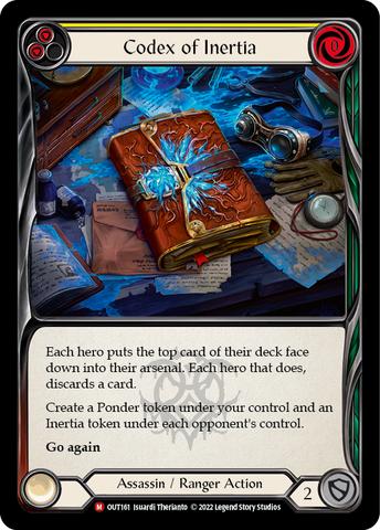 Codex of Inertia [OUT161] (Outsiders) Rainbow Foil