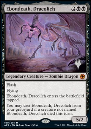 Ebondeath, Dracolich (Promo Pack) [Dungeons & Dragons: Adventures in the Forgotten Realms Promo Pack]