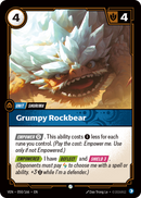 front of card Grumpy Rockbear [Vendetta] 050/166