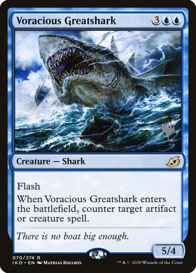 Voracious Greatshark (Promo Pack) [Ikoria: Lair of Behemoths Promo Pack]