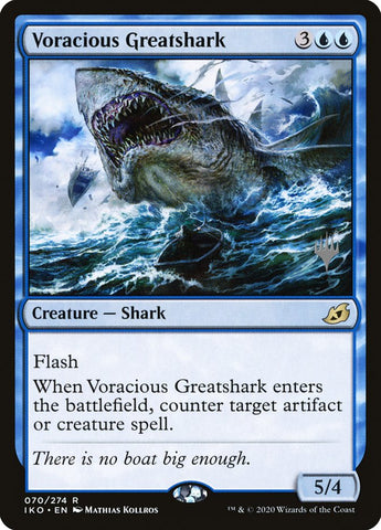 Voracious Greatshark (Promo Pack) [Ikoria: Lair of Behemoths Promo Pack]