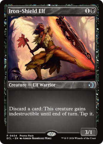 Iron-Shield Elf [Lorwyn Eclipsed Promo Pack]