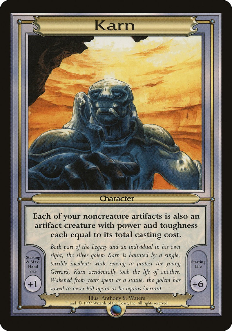(Oversized Vanguard) Karn [Vanguard Series]