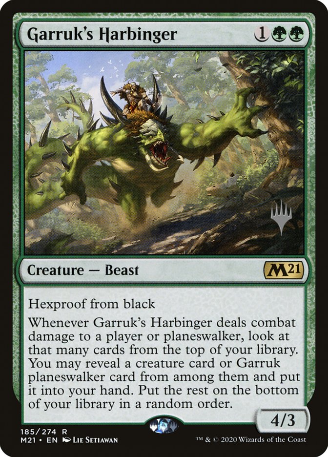 Garruk's Harbinger (Promo Pack) [Core Set 2021 Promo Pack]