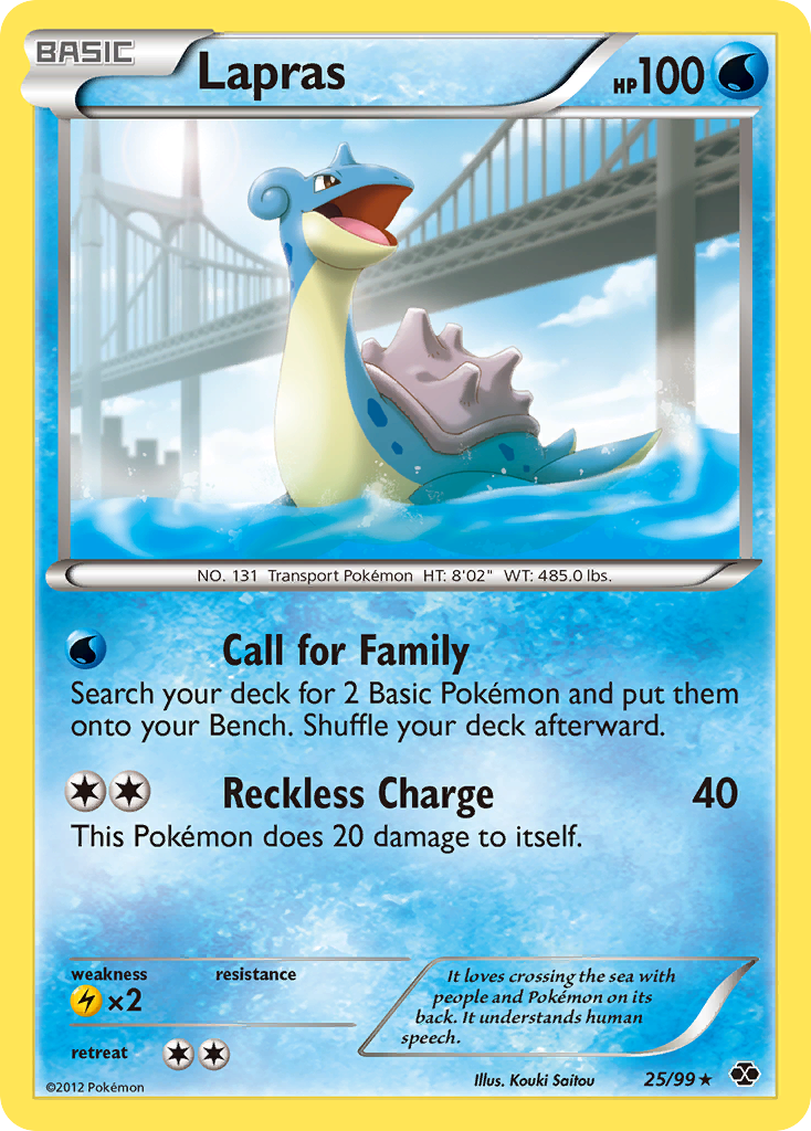 Lapras (25/99) [Black & White: Next Destinies]