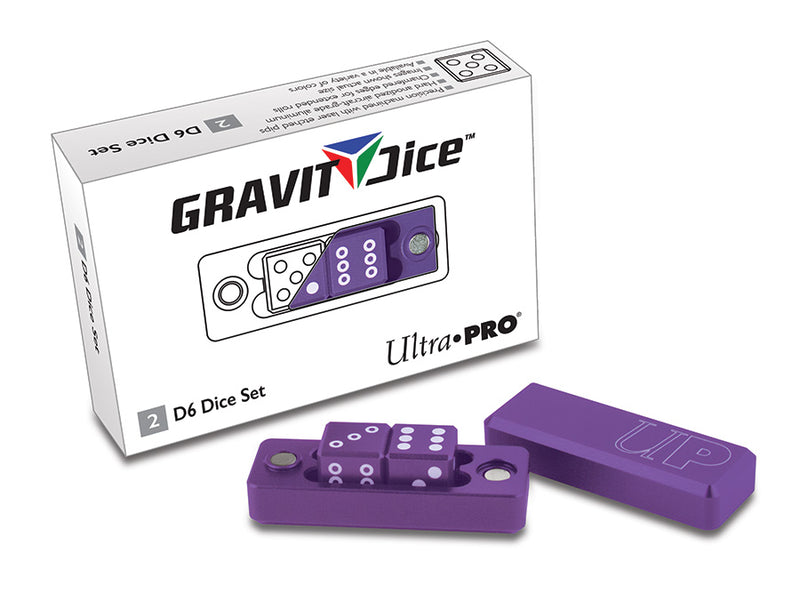 Ultra PRO: Gravity Dice - D6 (2-Dice Set / Royal Purple)