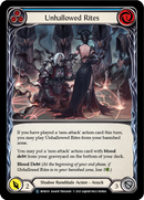 Unhallowed Rites (Blue) [U-MON161] (Monarch Unlimited) Unlimited Normal