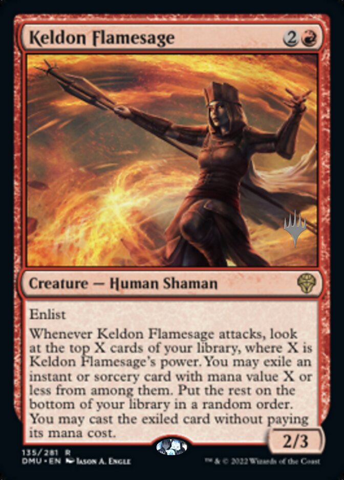 Keldon Flamesage (Promo Pack) [Dominaria United Promo Pack]