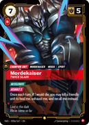 front of card Mordekaiser, Twice Slain (Alternate Art) [Radiance] 020a/167