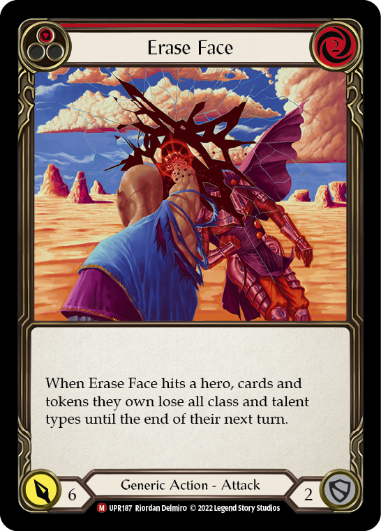 Erase Face [UPR187] (Uprising) Rainbow Foil