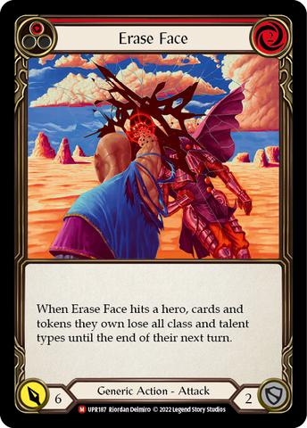 Erase Face [UPR187] (Uprising) Rainbow Foil