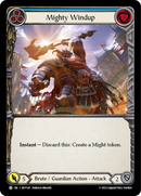 Mighty Windup (Blue) [HVY145] (Heavy Hitters) Rainbow Foil