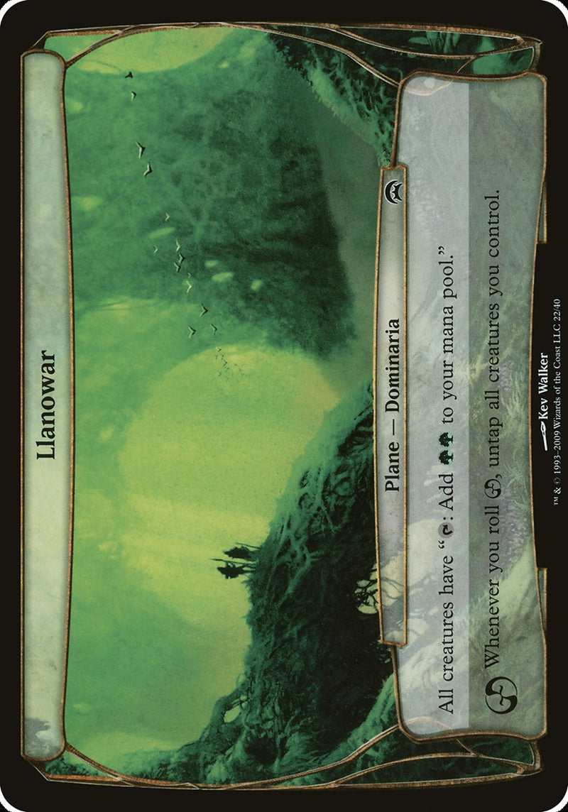(Oversized Plane) Llanowar [Planechase]