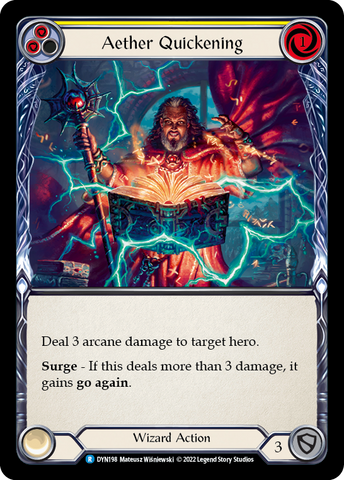 Aether Quickening (Yellow) [DYN198] (Dynasty) Rainbow Foil