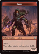 Wall // Alien Double-Sided Token [Marvel Super Heroes Tokens]
