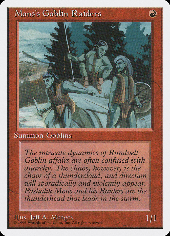 Mons's Goblin Raiders (4th Ed 1996 Dated) [Introductory Two-Player Set]