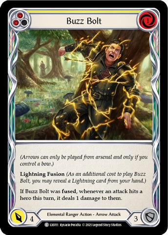 Buzz Bolt (Yellow) [LXI011] (Tales of Aria Lexi Blitz Deck) 1st Edition Normal