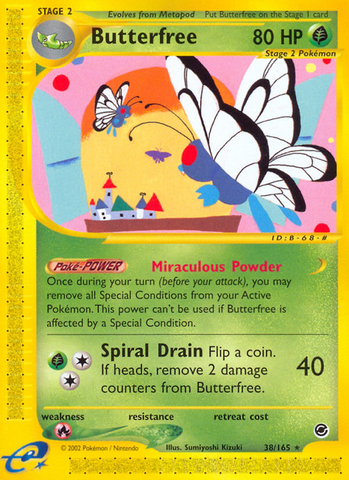 Butterfree (38/165) [Expedition: E-Card Base Set]