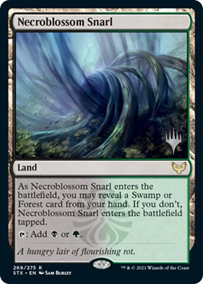 Necroblossom Snarl (Promo Pack) [Strixhaven: School of Mages Promo Pack]