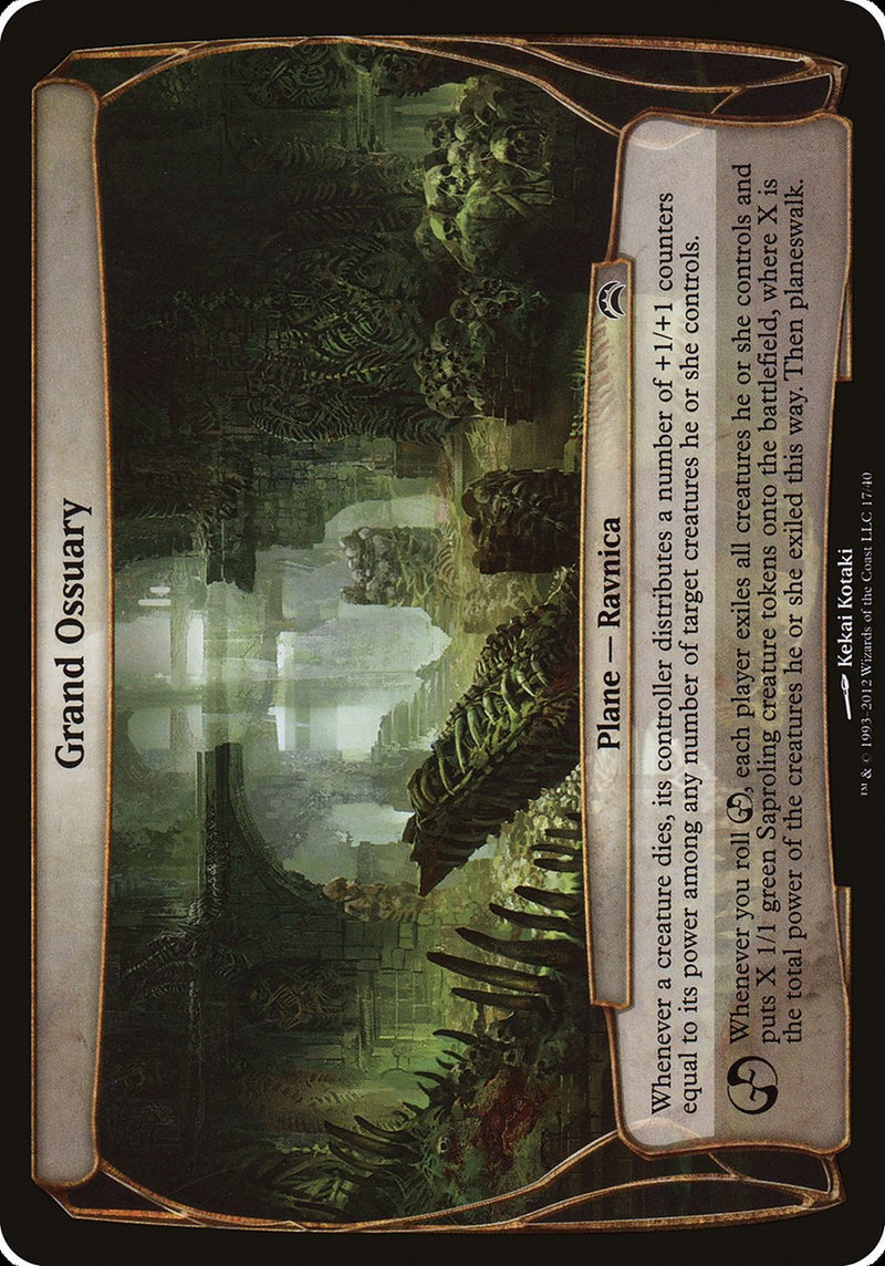 (Oversized Plane) Grand Ossuary [Planechase 2012]