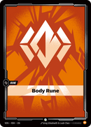 front of card Body Rune (R04a) [Vendetta] R04a