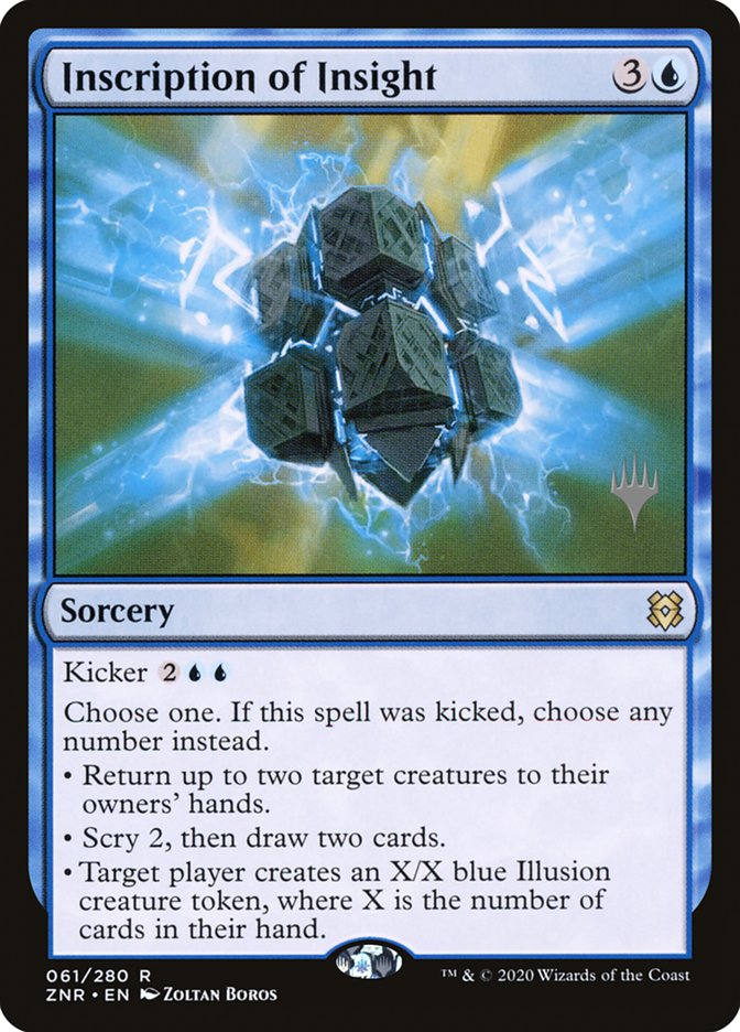 Inscription of Insight (Promo Pack) [Zendikar Rising Promo Pack]