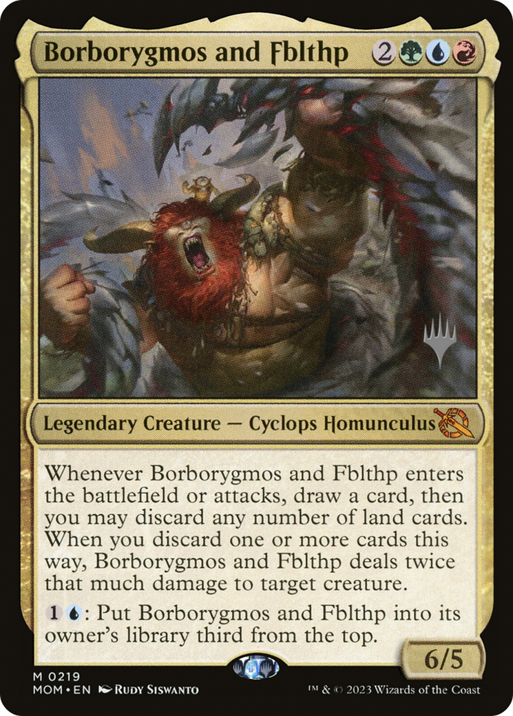 Borborygmos and Fblthp (Promo Pack) [March of the Machine Promo Pack]