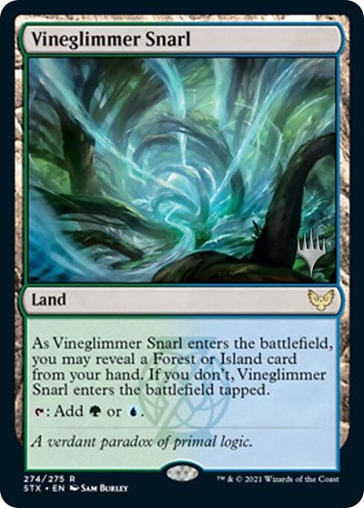 Vineglimmer Snarl (Promo Pack) [Strixhaven: School of Mages Promo Pack]