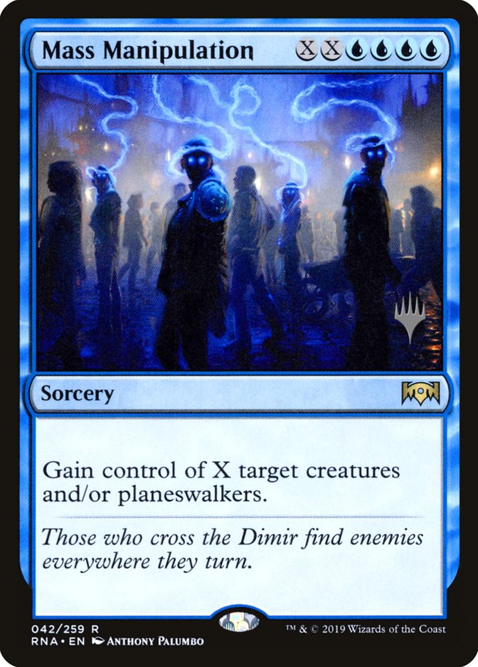 Mass Manipulation (Promo Pack) [Ravnica Allegiance Promo Pack]