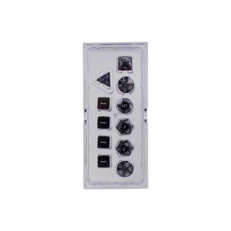 Ultra PRO: 11-Dice Set - Eclipse (Jet Black)