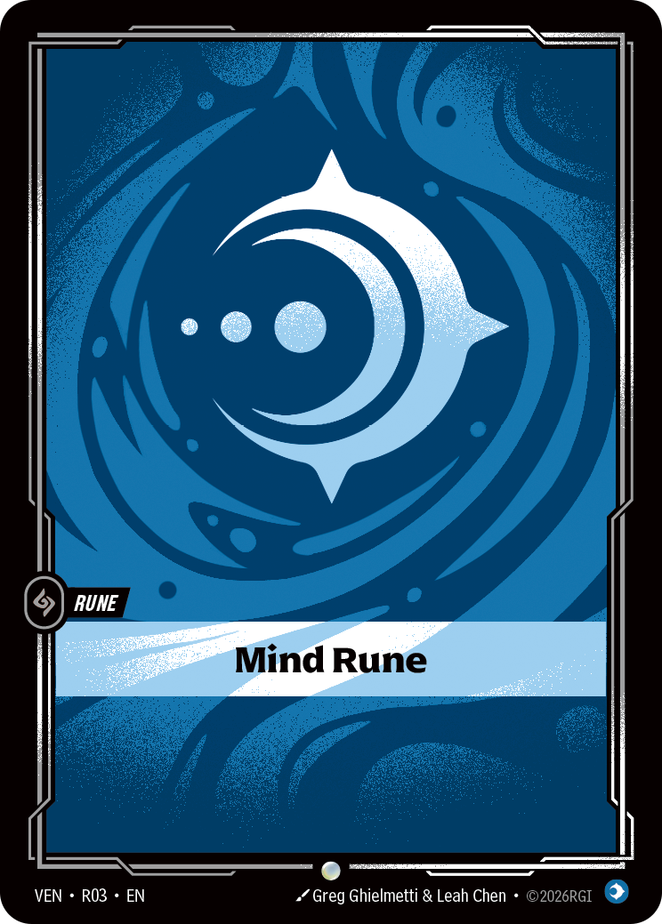 front of card Mind Rune [Vendetta] R03
