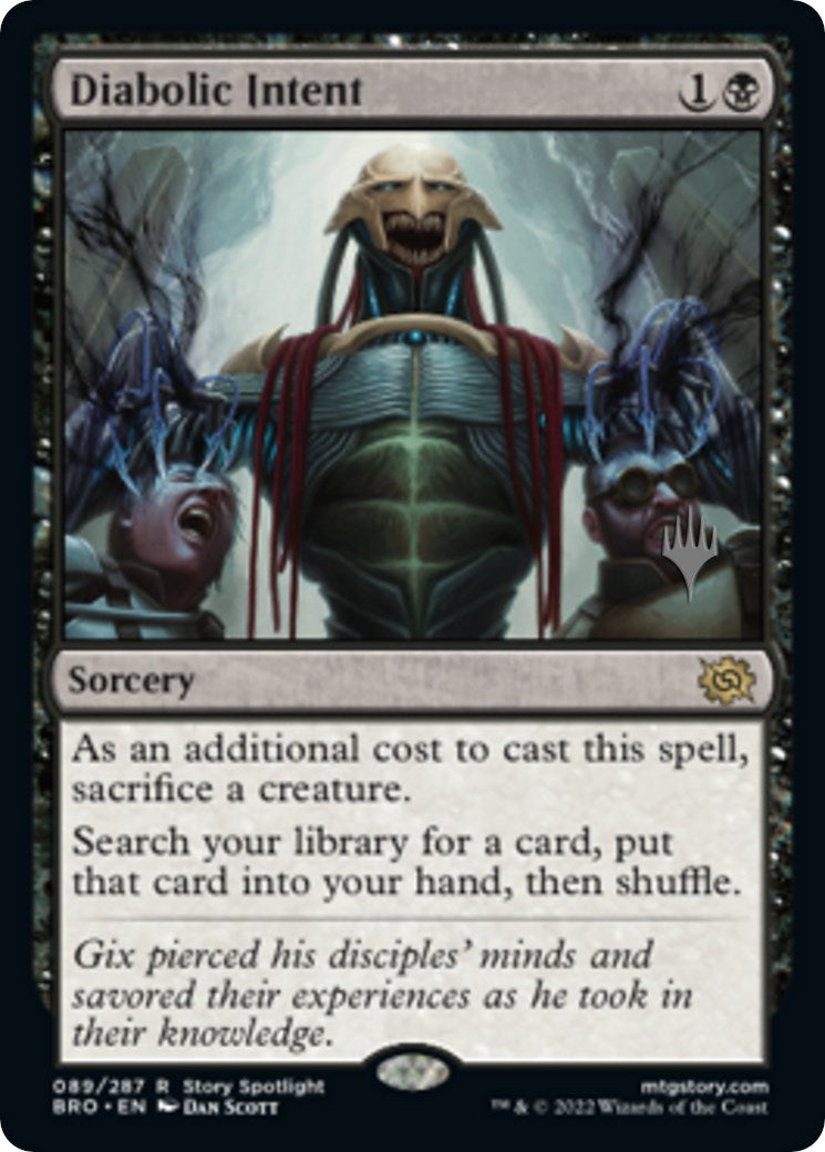 Diabolic Intent (Promo Pack) [The Brothers' War Promo Pack]