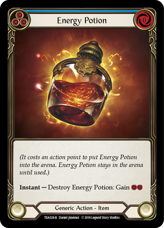 Energy Potion [TEA028-R] (Dorinthea Hero Deck) 1st Edition Normal