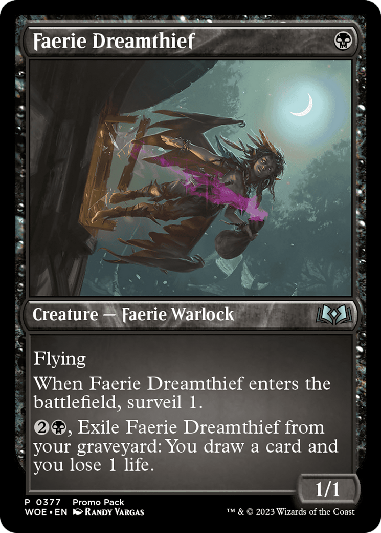 Faerie Dreamthief [Wilds of Eldraine Promo Pack]