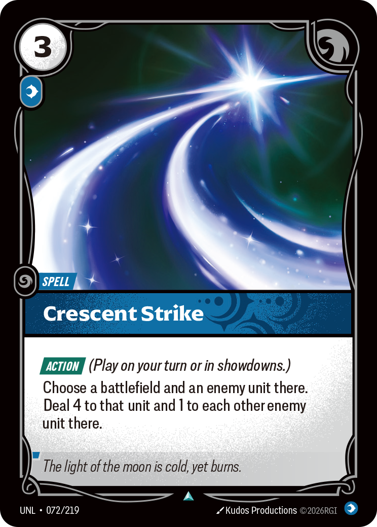 front of card Crescent Strike [Unleashed] 072/219