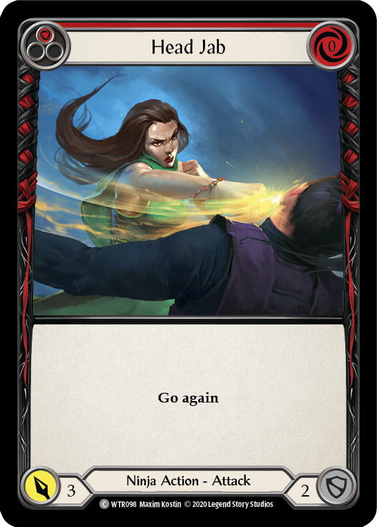 Head Jab (Red) [U-WTR098] (Welcome to Rathe Unlimited) Unlimited Rainbow Foil