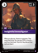 front of card Insightful Investigator [Unleashed] 135/219
