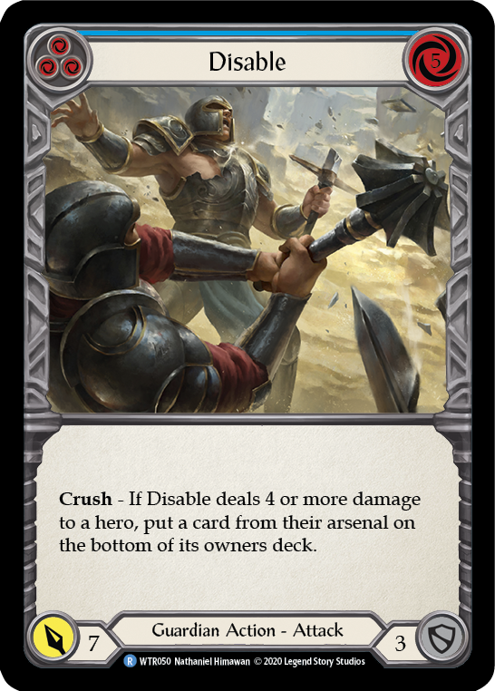 Disable (Blue) [U-WTR050] (Welcome to Rathe Unlimited) Unlimited Normal