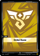 front of card Order Rune [Origins]