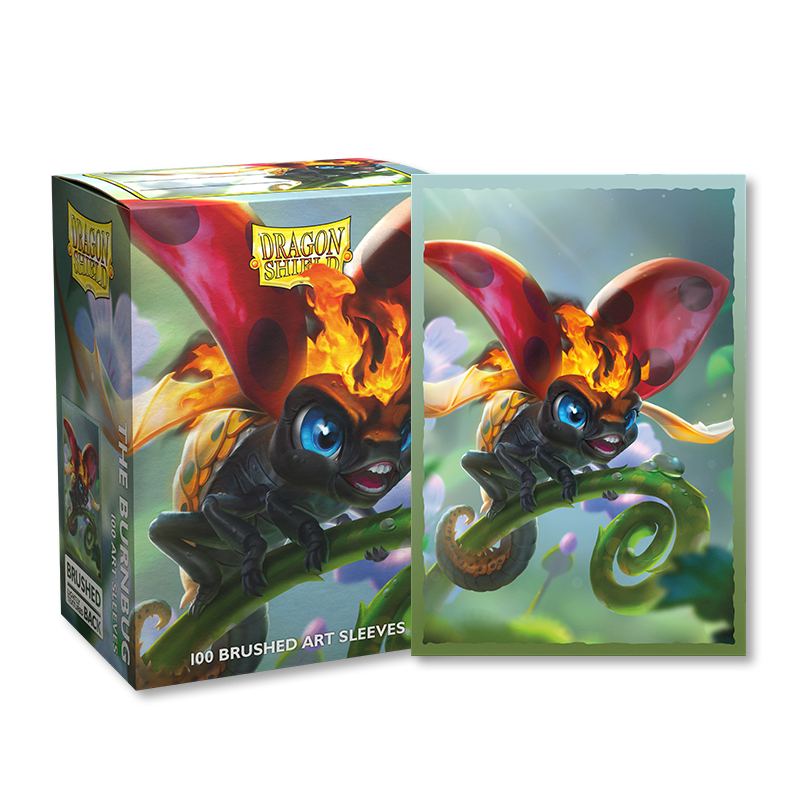 Dragon Shield: Standard 100ct Brushed Art Sleeves - The Burnbug