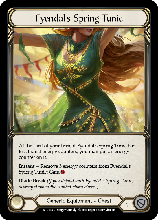 Fyendal's Spring Tunic [WTR150-L] (Welcome to Rathe) Alpha Print Cold Foil