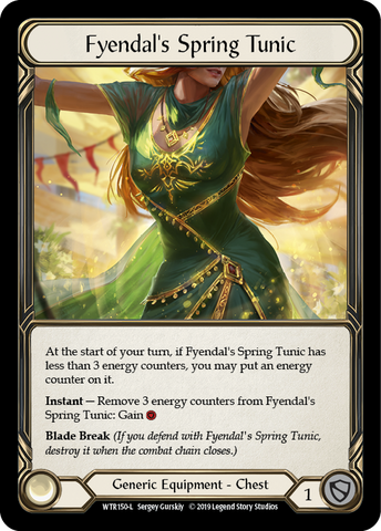 Fyendal's Spring Tunic [WTR150-L] (Welcome to Rathe) Alpha Print Cold Foil