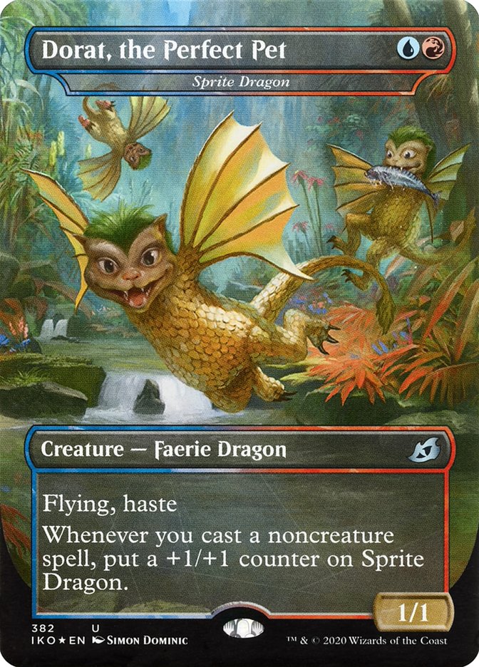 Dorat, the Perfect Pet - Sprite Dragon (Godzilla Series) [Ikoria: Lair of Behemoths]